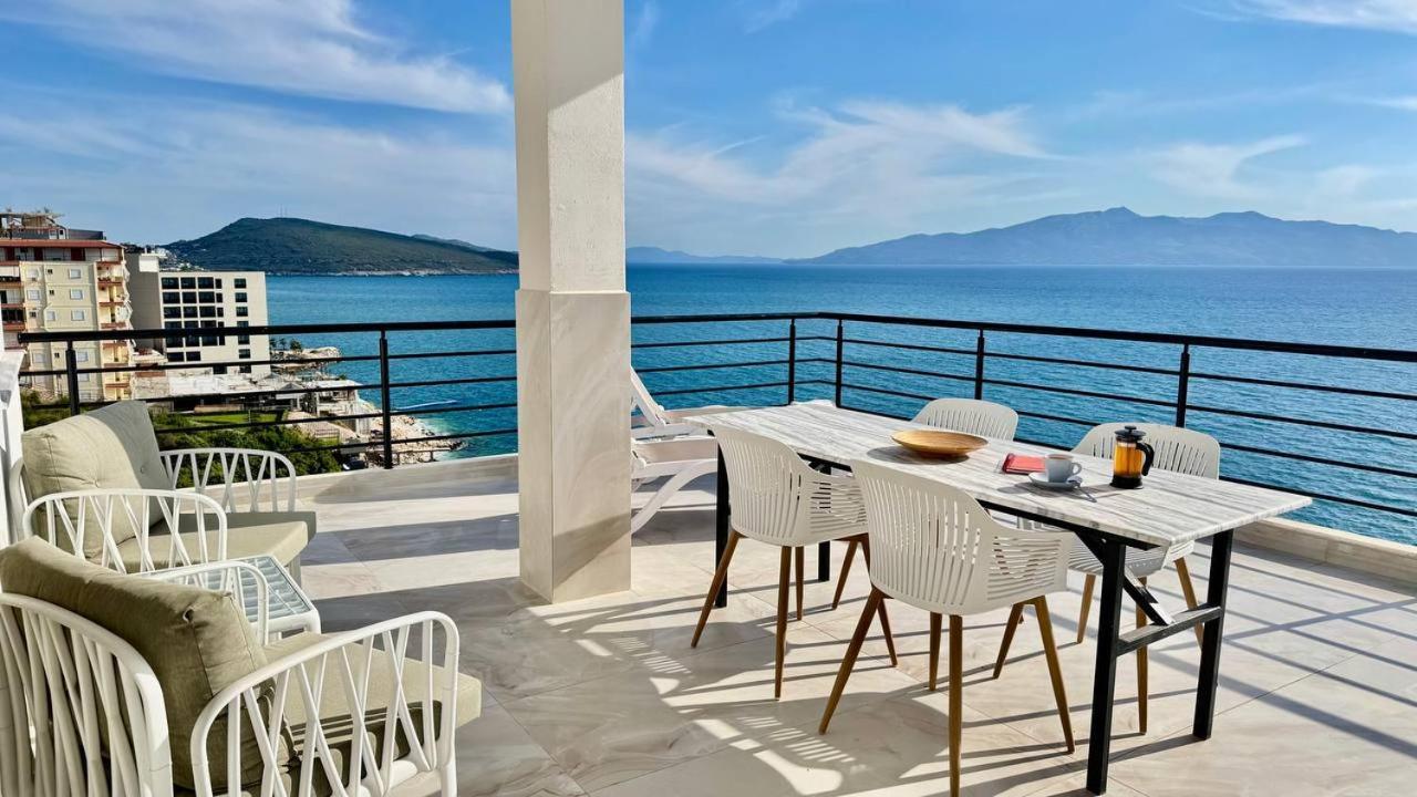 Viola Sea View Penthouse Apartamento Sarandë Exterior foto